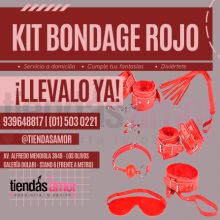 kit de masoquismo en la cama - sexshop puente piedra